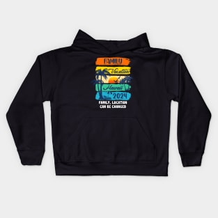 Family Vacation Hawaii 2024, Family Trip, Beach Vibes, Family Matching Kids Hoodie